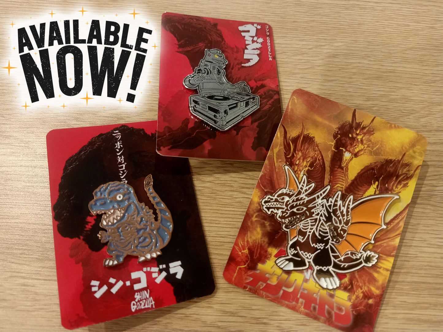 Shin Godzilla Diecast pin