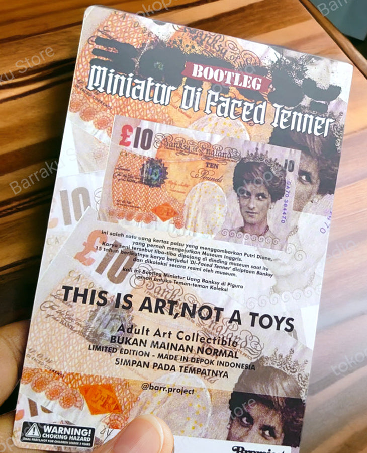 Banksy's Art Bootleg Miniature - Di-Faced Tenner