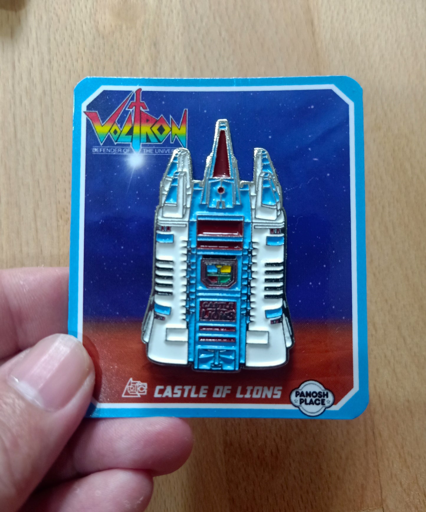 2 set of VOLTRON + CASTLE of LION Diecast Pin