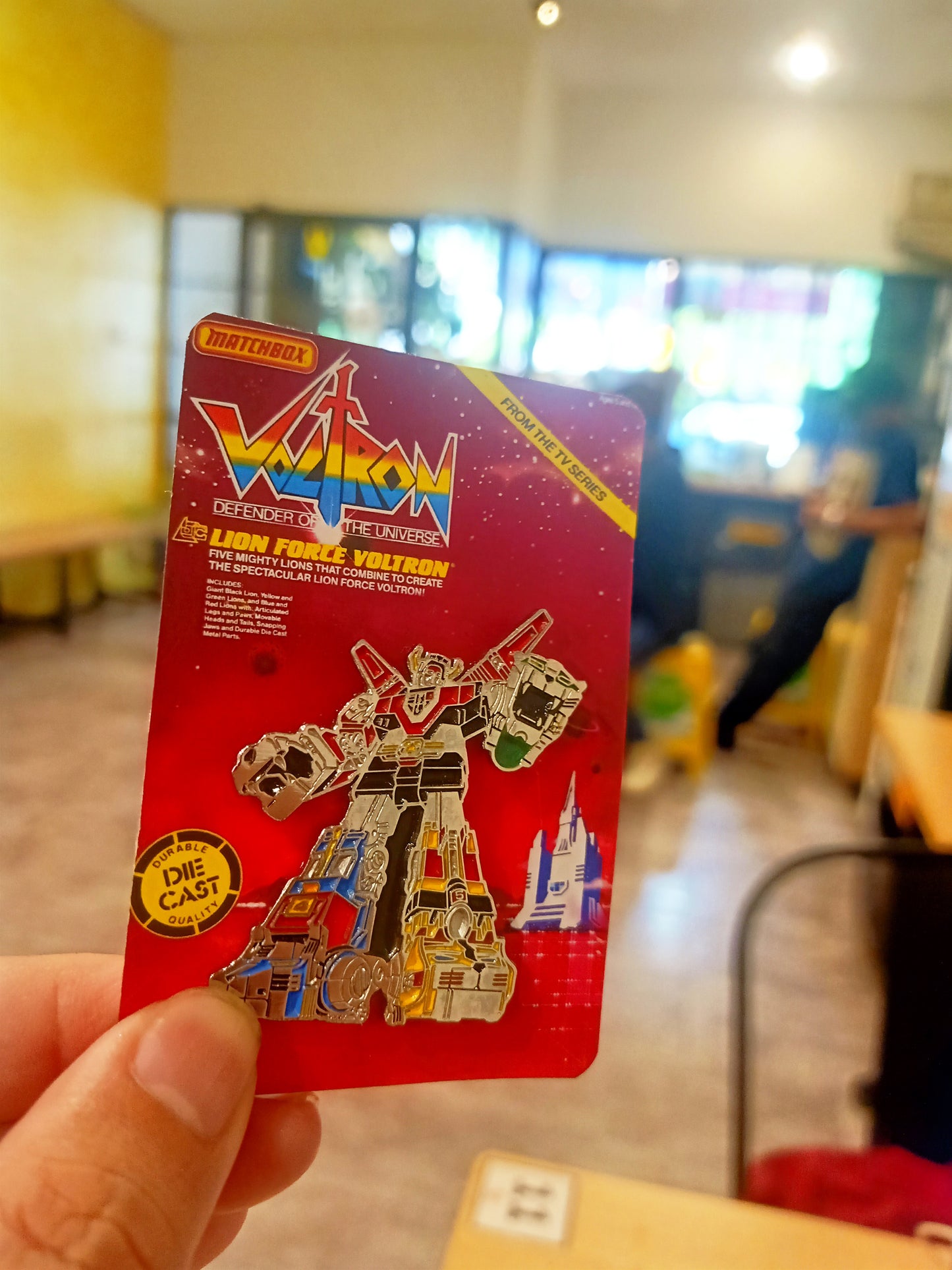 VOLTRON Matchbox 1985 vintage style Diecast Pin