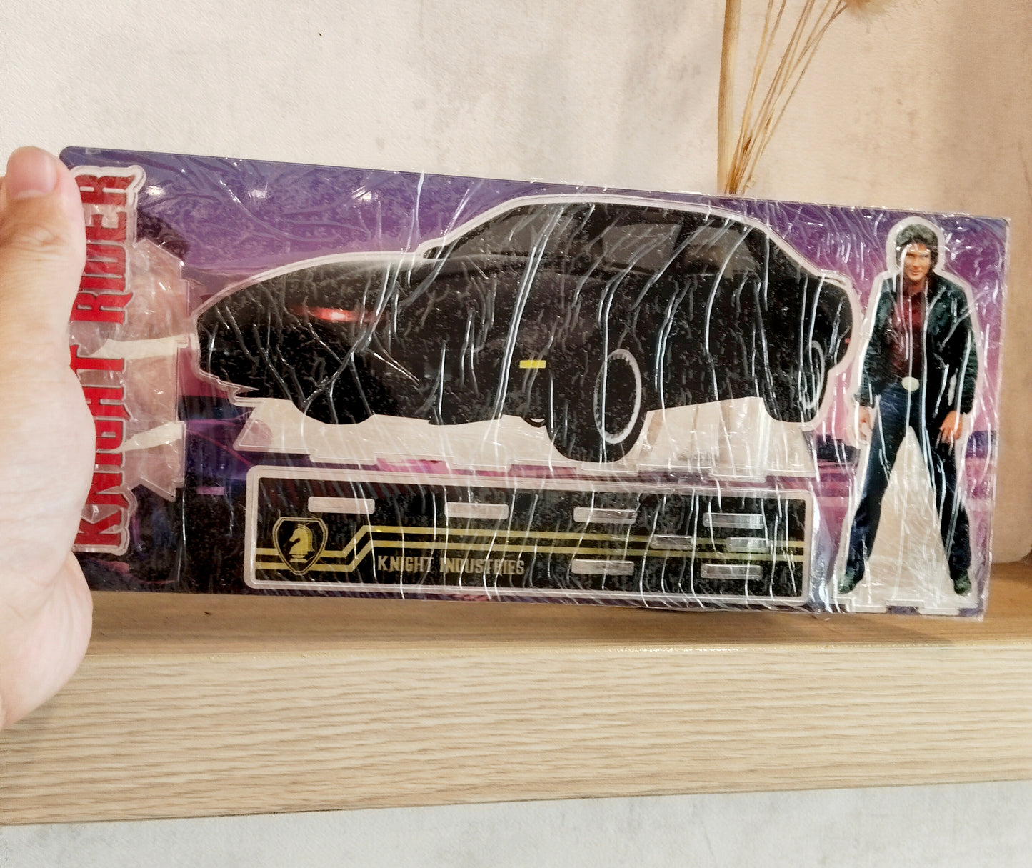 Knight Rider Michael Knight KITT Acrylic Standing figure Vintage Style