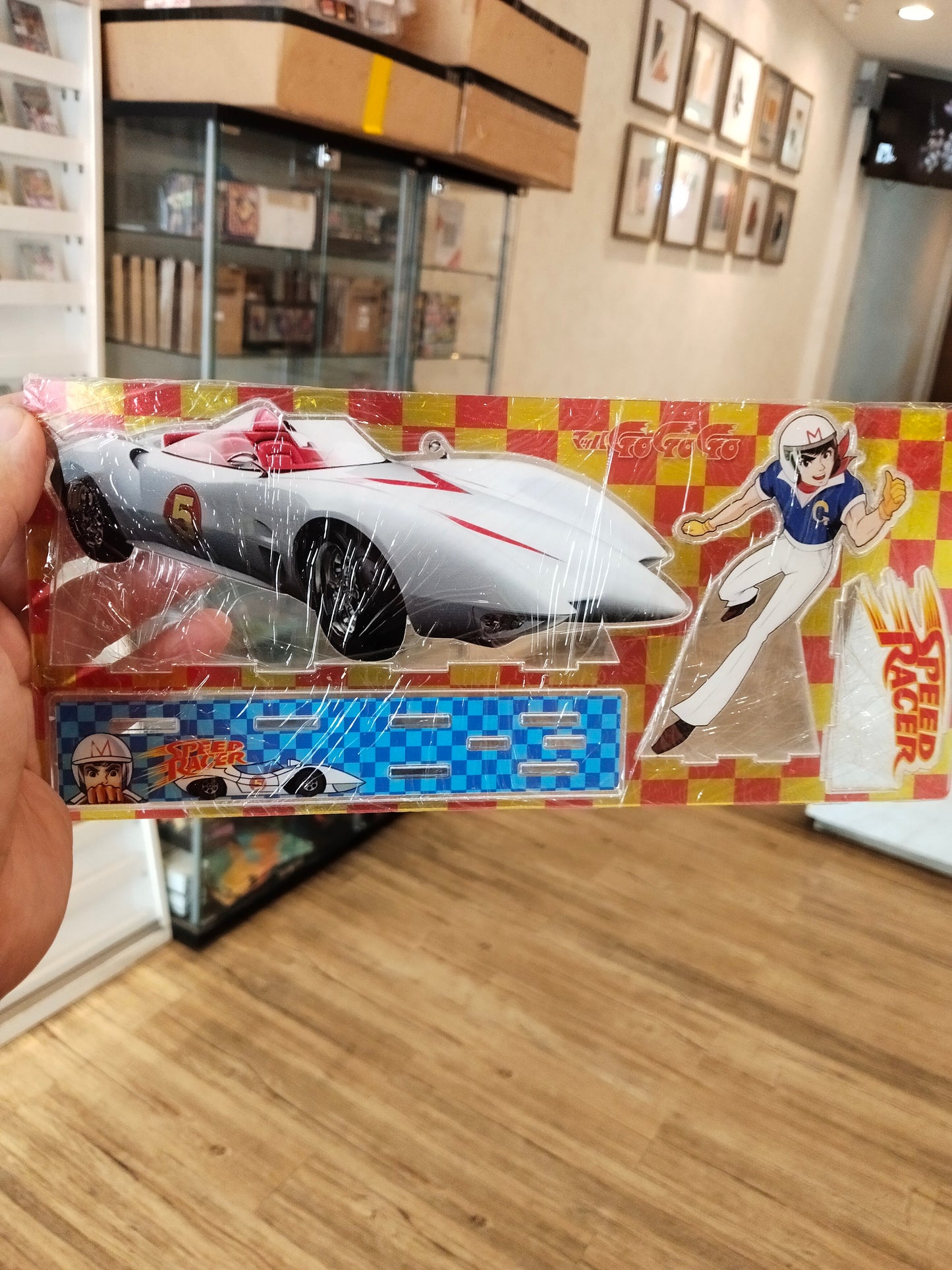 Speed Racer Mach GoGoGo The Mach 5 Acrylic Standing figure vintage style