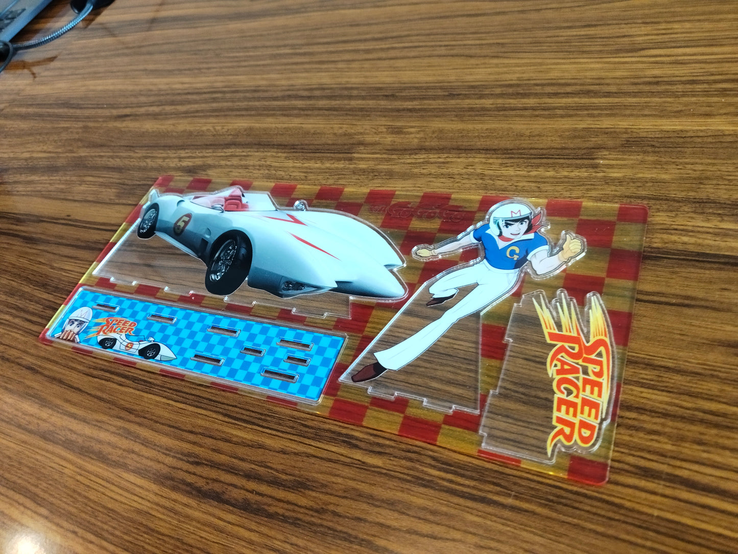 Speed Racer Mach GoGoGo The Mach 5 Acrylic Standing figure vintage style