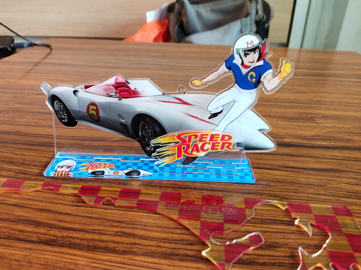 Speed Racer Mach GoGoGo The Mach 5 Acrylic Standing figure vintage style