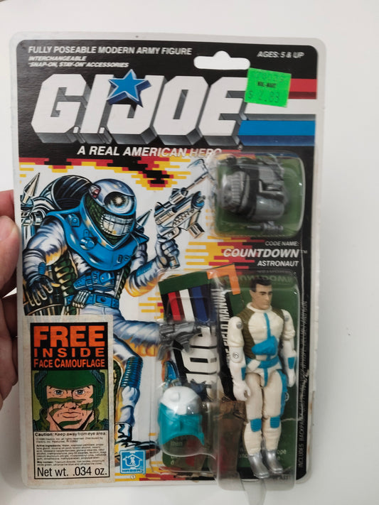 G.I. JOE gi joe 1988 countdown hasbro MOC there is opening on blister,