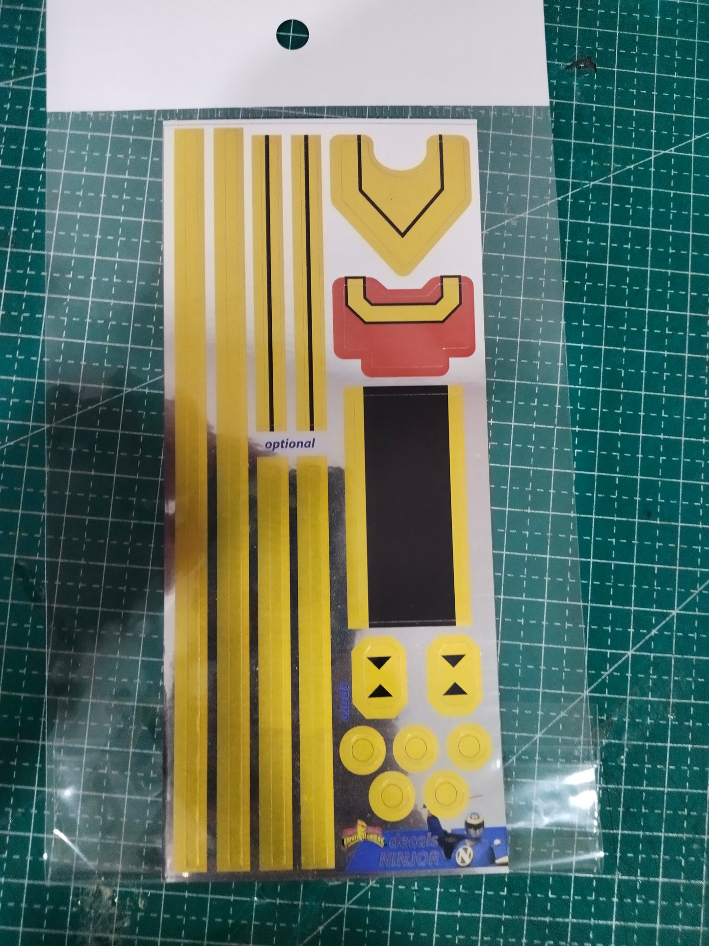 Decals Sticker Replacement Dx vintage Ninjor Megazord Power Ranger season 3