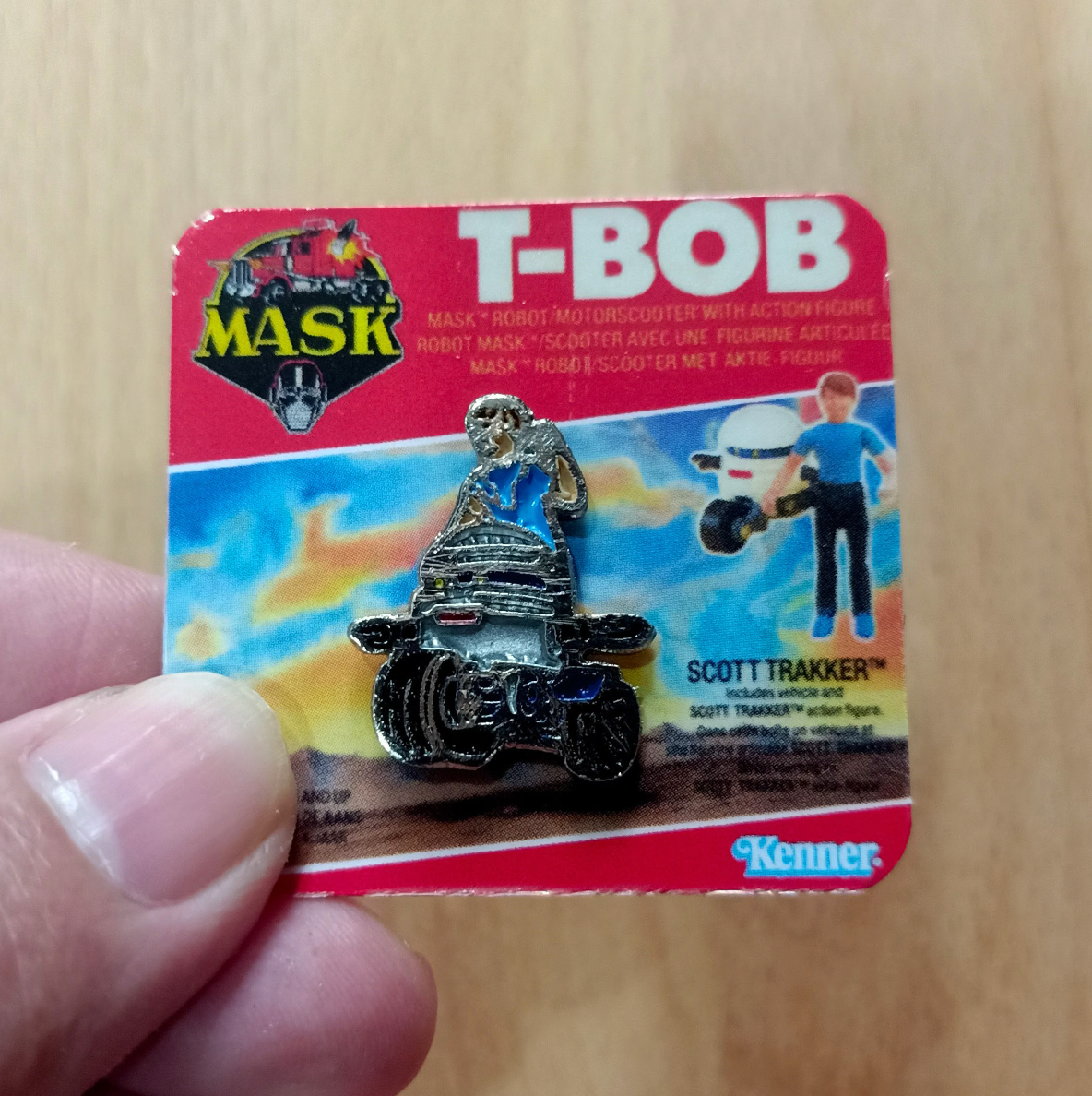 M.A.S.K PlaySet Hard Enamel Pin (ThunderHawk+TBob+Rhino+SwitchBlade+2background card of BoulderHill)