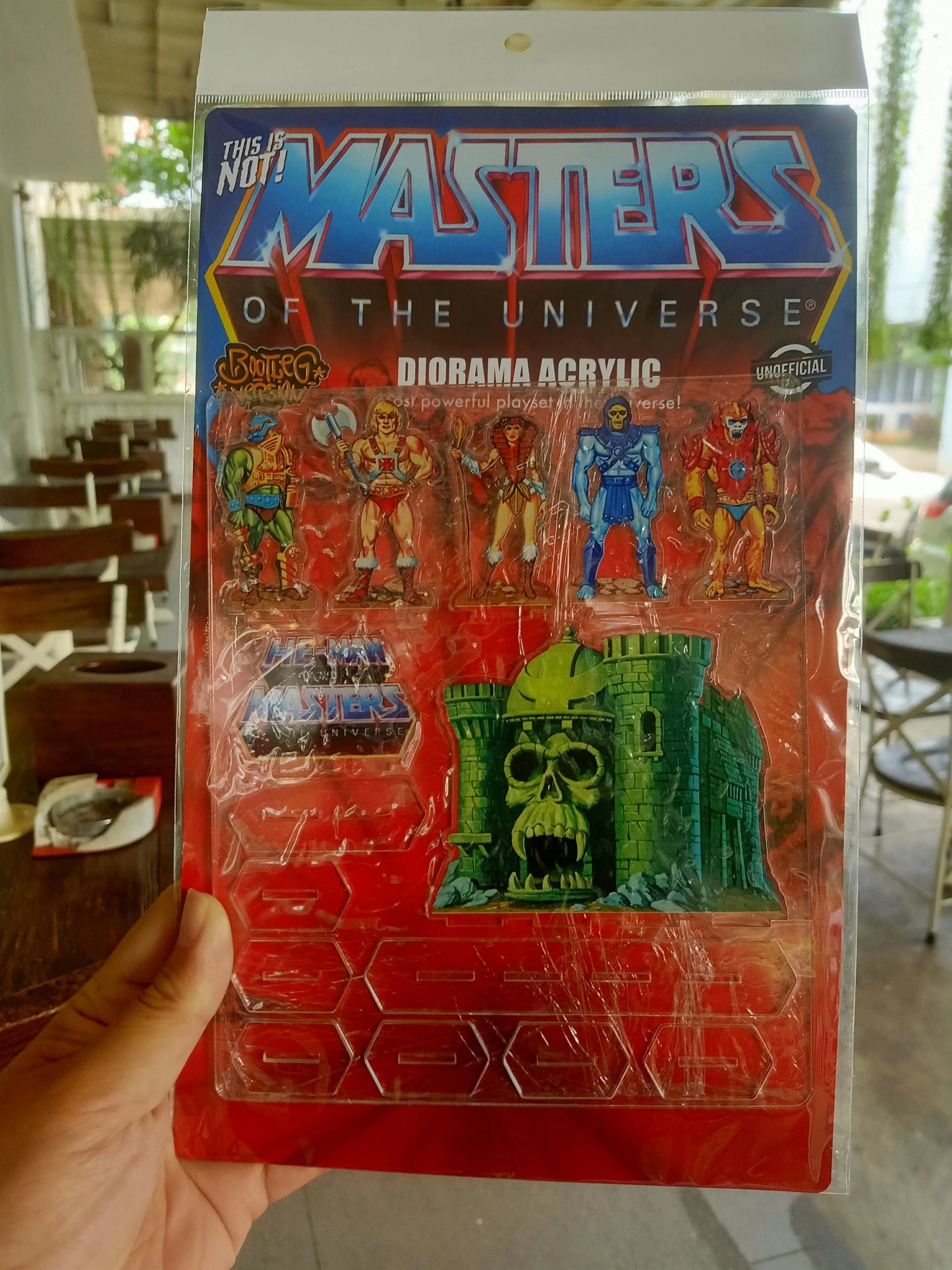 MOTU He-man & Master of the Universe Acrylic Diorama Heman